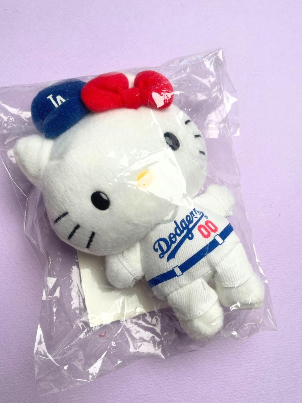 Hello Kitty LA Dodgers plush 2011 Sanrio